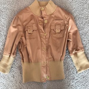 Gold metallic jacket